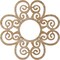 Ekena Millwork Cohen Wood Fretwork Pierced Ceiling Medallion, Red Oak, 32"OD x 11"ID x 1/4"T CMWP32X32X0250CORO - alternate 5